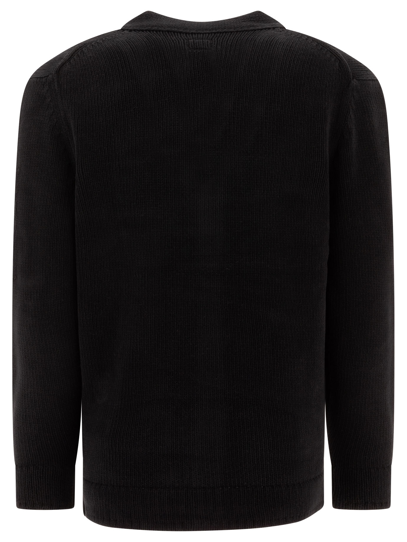 C.P. COMPANY Black   Chenille cardigan